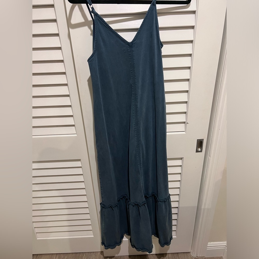 Splendid maxi dress, wore once. Greeny-blue